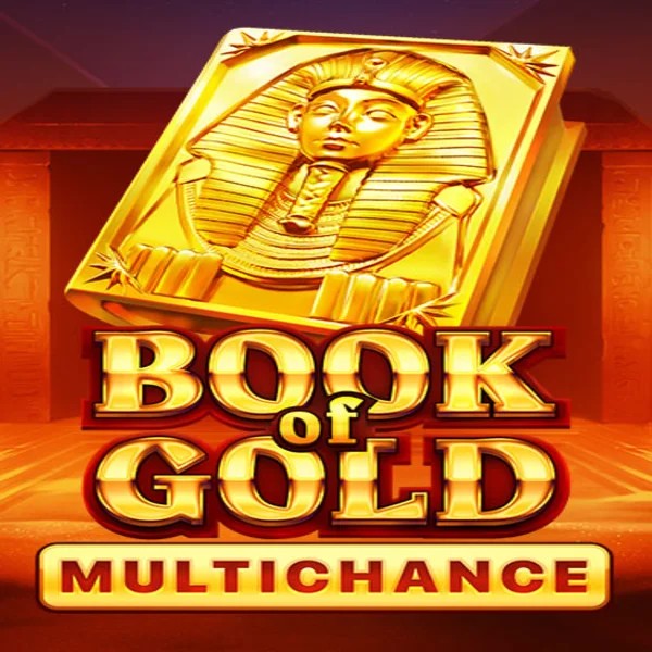 Slots logo of Book of Gold Multichance from Playson at Vegazone Casino