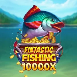 Fintastic Fishing slot logo by Foxium at Vegazone CasinoFintastic Fishing