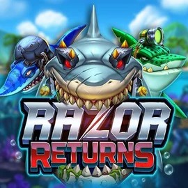 Razor Returns slot visual from Push Gaming available on vegazonecasino.eu.com