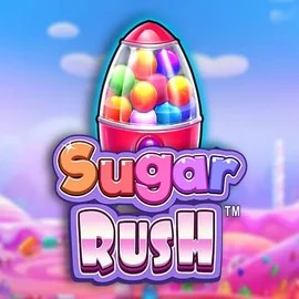 Sugar Rush logo – Slots by Pragmatic Play at Vegazone Casino